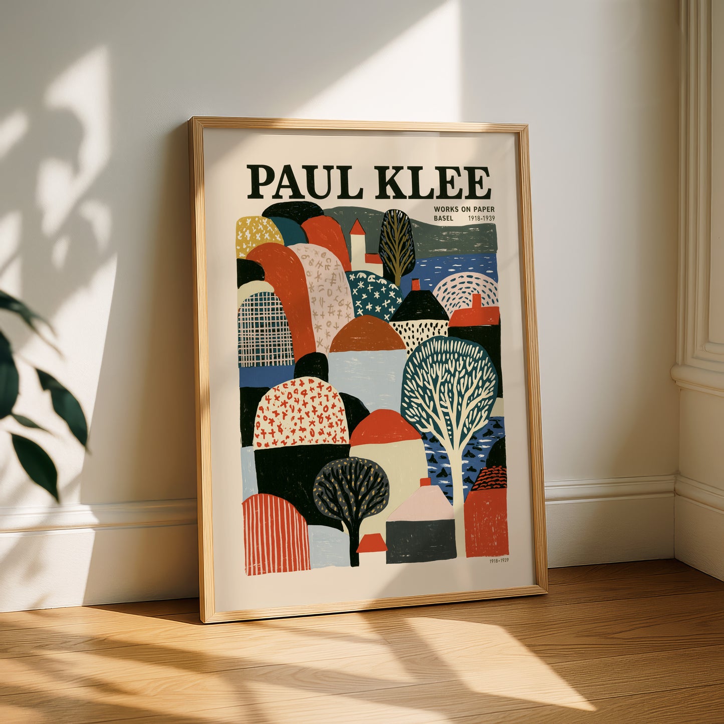 Paul Klee Exhibition Print — Village Landscape