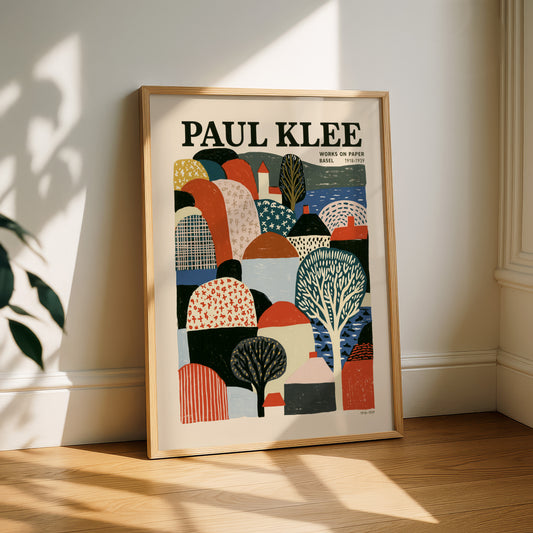 Paul Klee Exhibition Print — Village Landscape