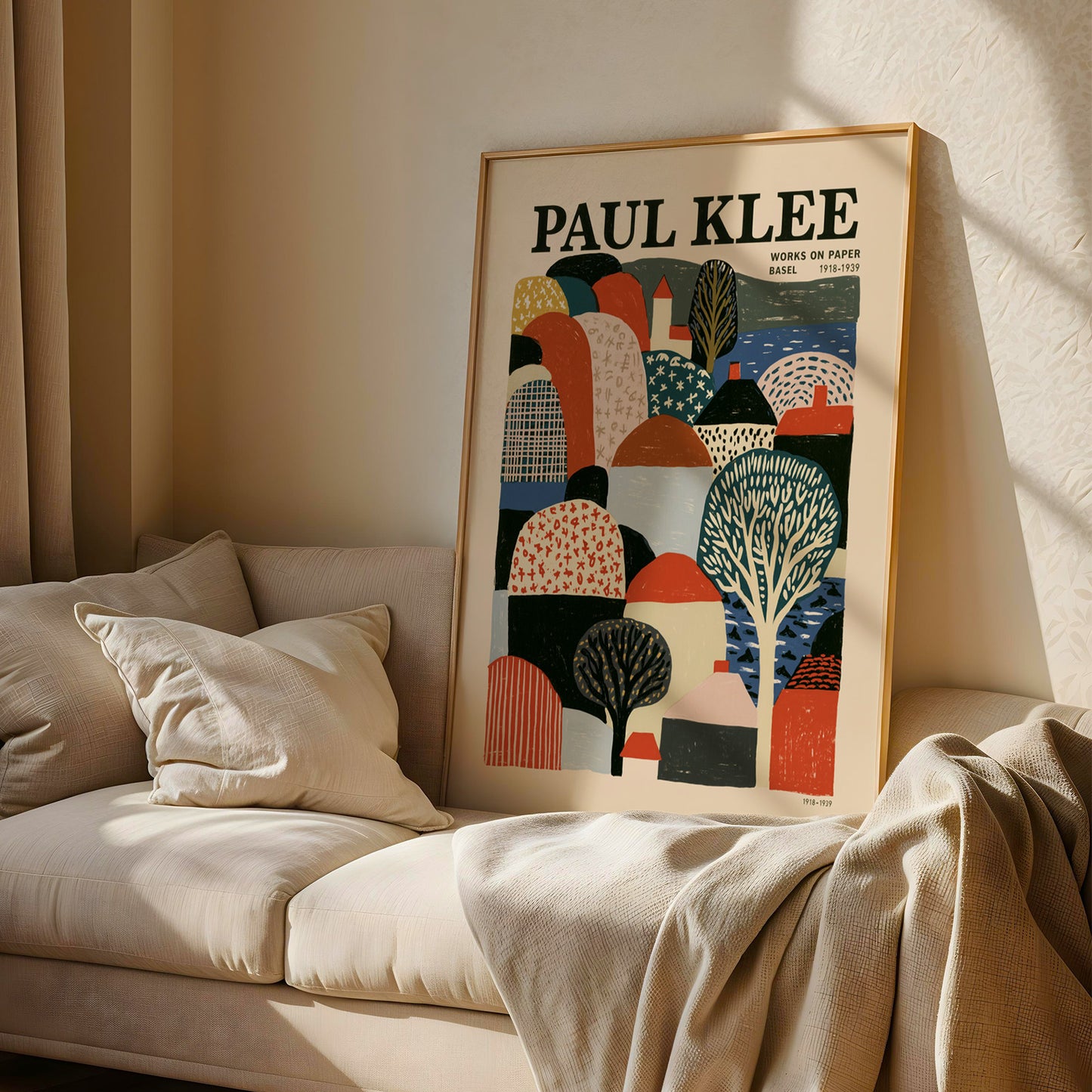 Paul Klee Exhibition Print — Village Landscape