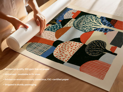 Paul Klee Exhibition Print — Village Landscape