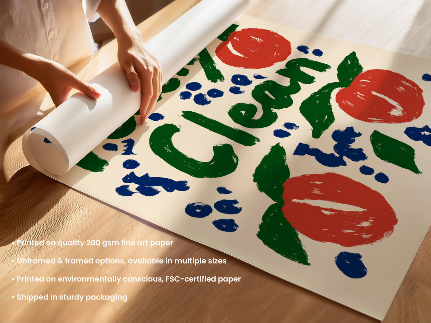 Peachy Clean Print