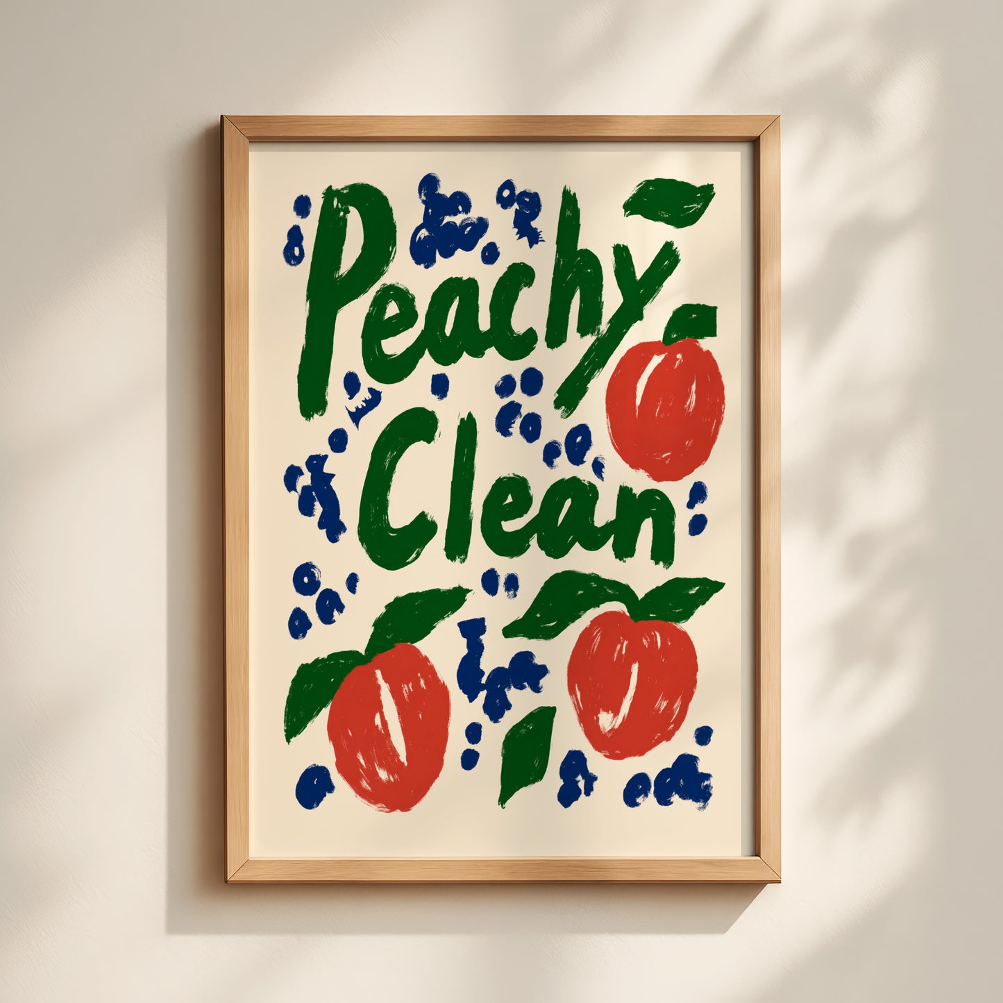 Peachy Clean Print