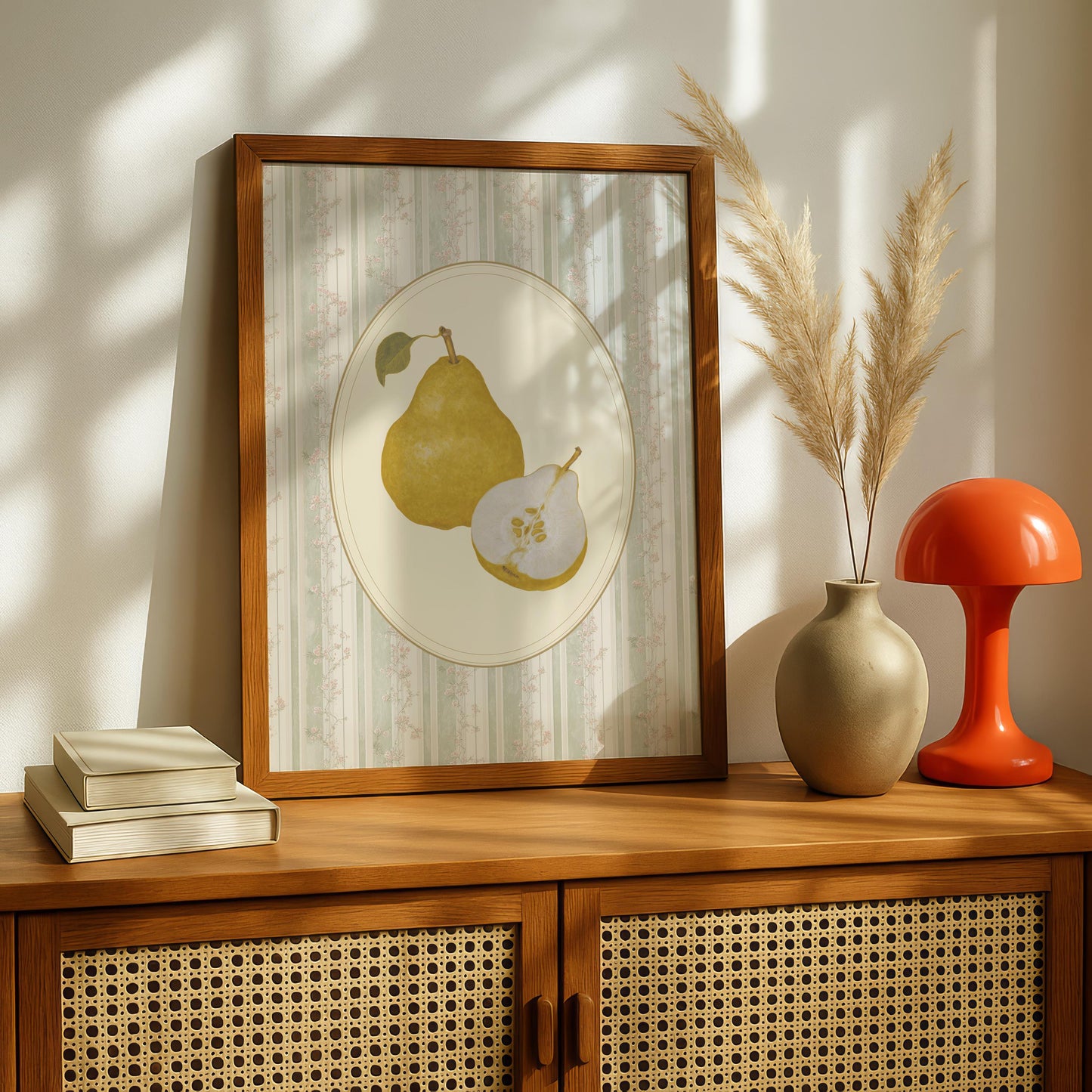 Vintage Pear Fruit Print