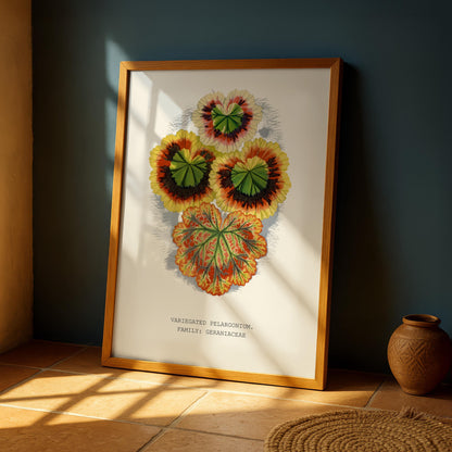 Variegated Pelargonium Print