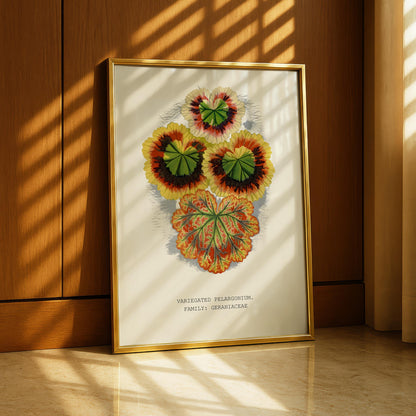 Variegated Pelargonium Print