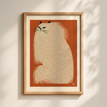 Persian Cat Print