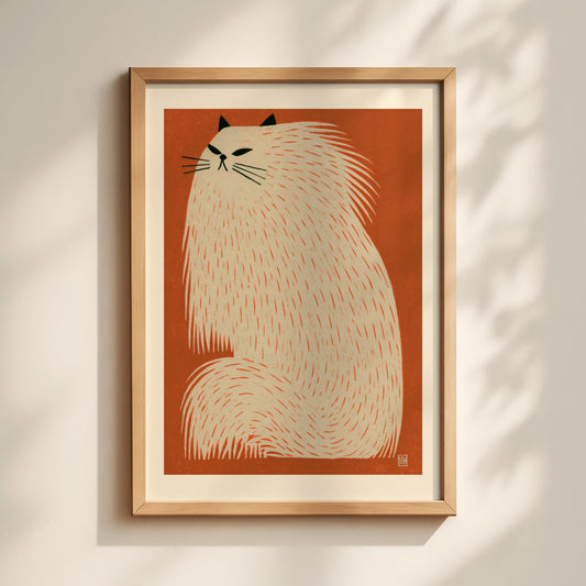 Persian Cat Print