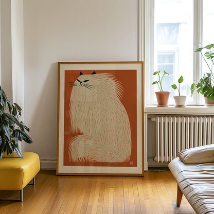Persian Cat Print