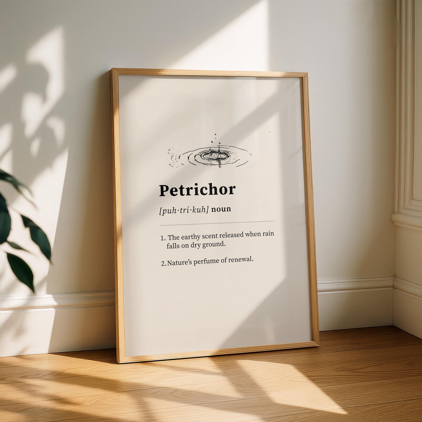 Petrichor Definition Print
