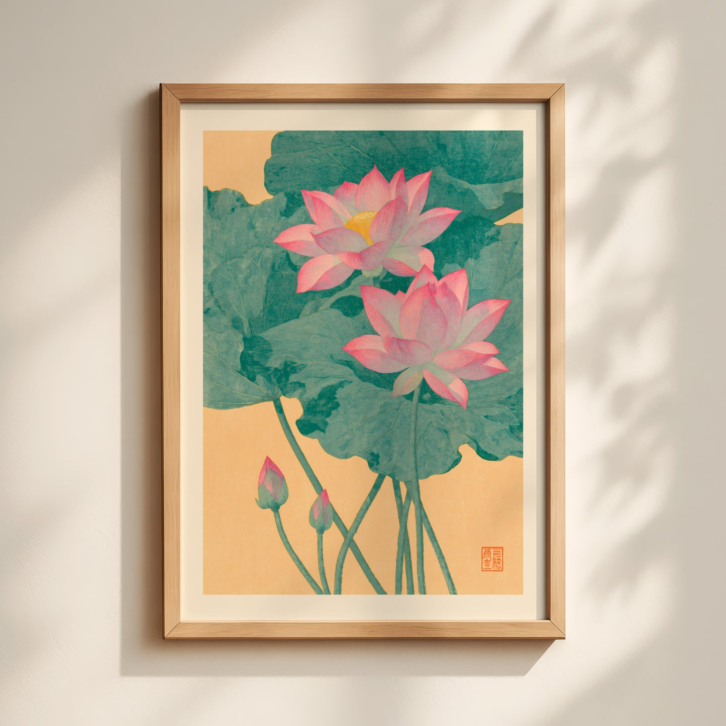 Pink Lotus Print