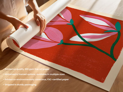 Pink Magnolia Print