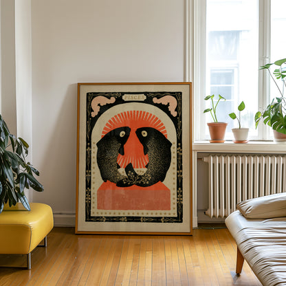 Aries Zodiac Print