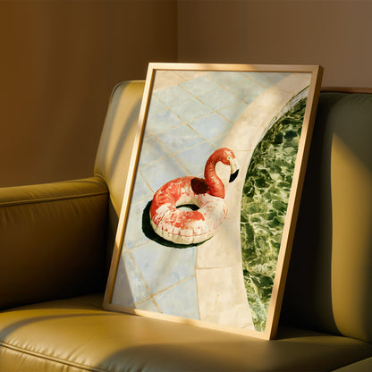 Poolside Loungers Print