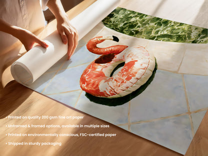 Poolside Loungers Print