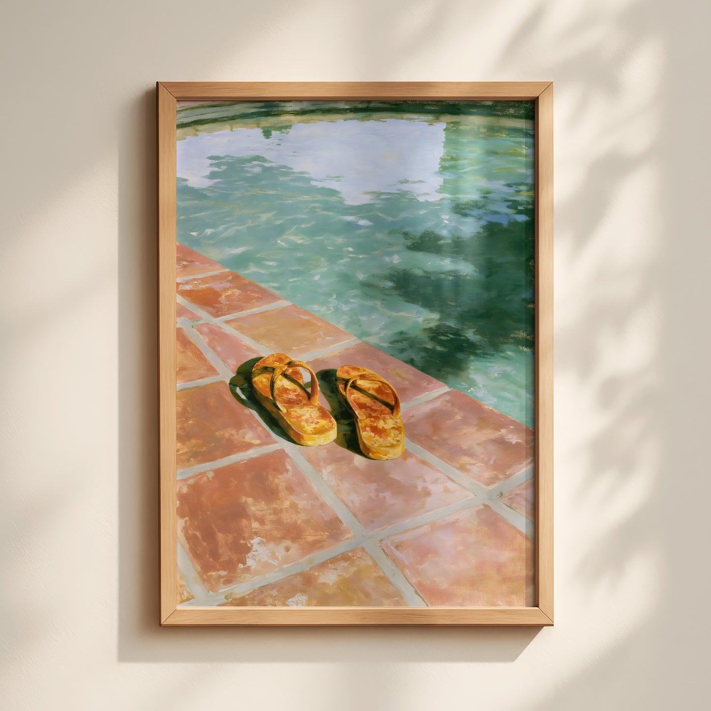 Poolside Sandals Print