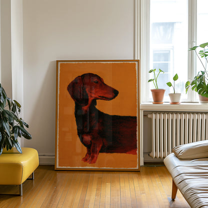 Pop Art Dachshund Print 02 Living Room-media-4.jpg