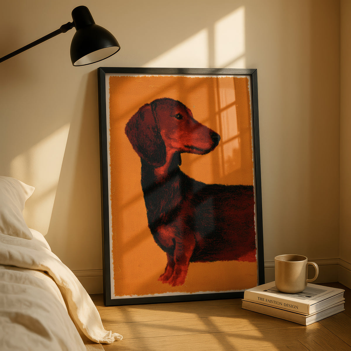 Pop Art Dachshund Print 04 Living Room-media-24.jpg