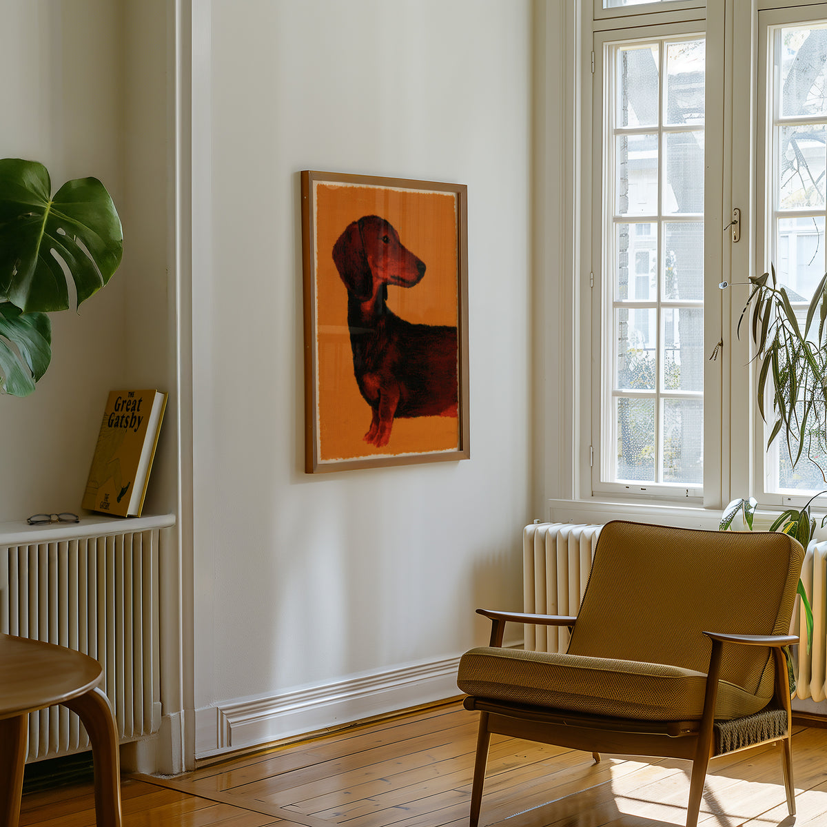 Pop Art Dachshund Print 05 Living Room-media-7.jpg