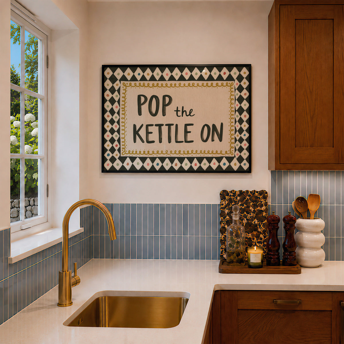Pop the Kettle On Harlequin Print 06 Kitchen landscape-media-1.jpg