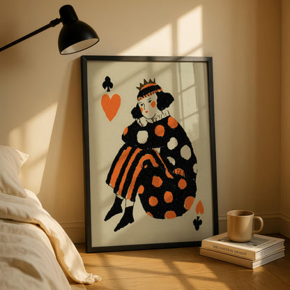 Queen of Hearts Print