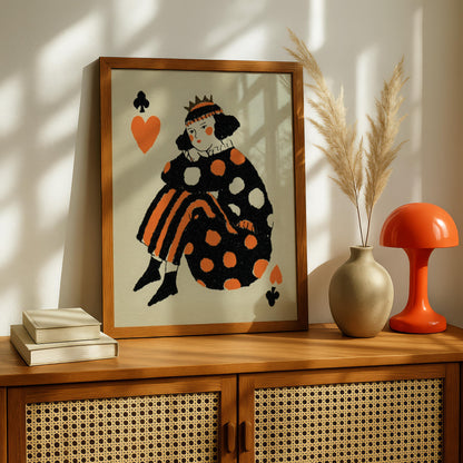 Queen of Hearts Print