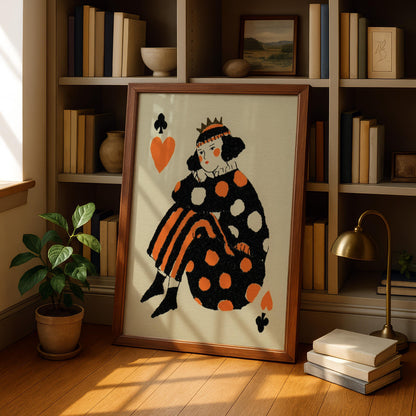 Queen of Hearts Print