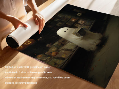 Record Store Ghost Print