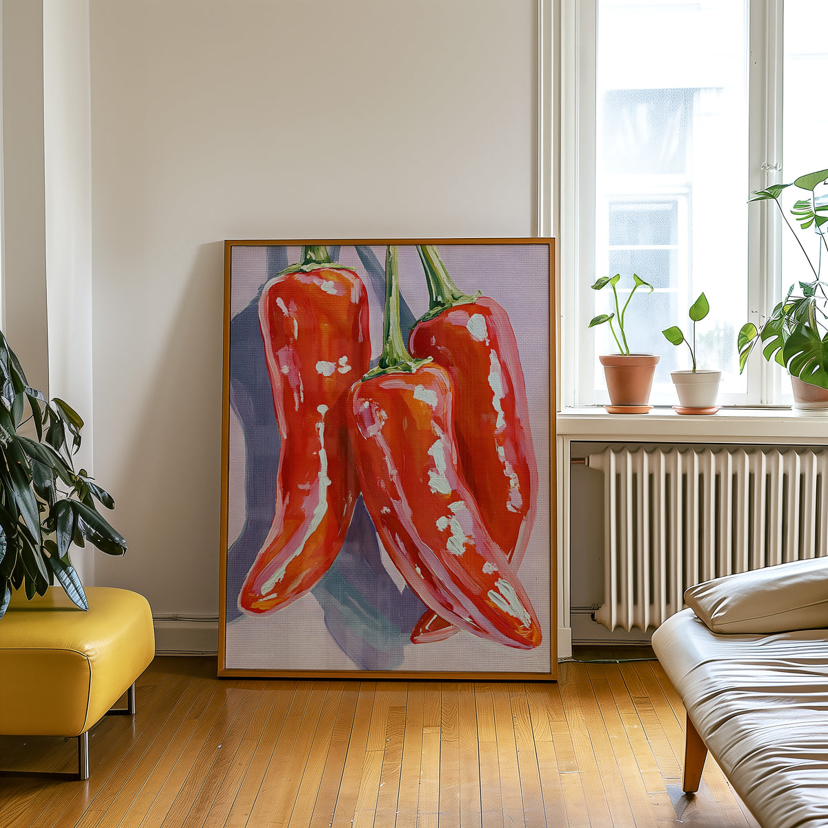 Red Chilli Pepper Print