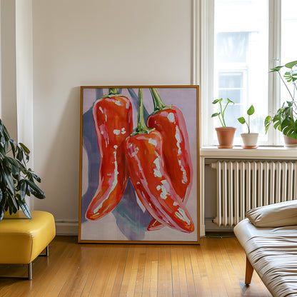 Red Chilli Pepper Print