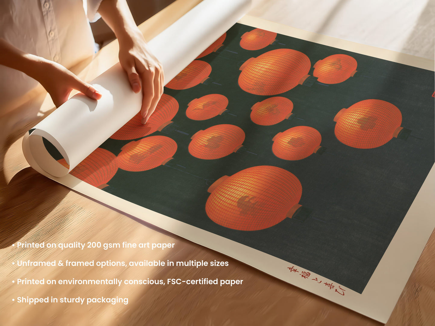 Red Lanterns Print