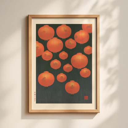 Red Lanterns Print