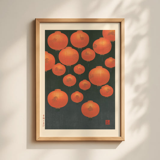 Red Lanterns Print