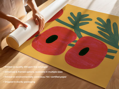 Red Poppy Print