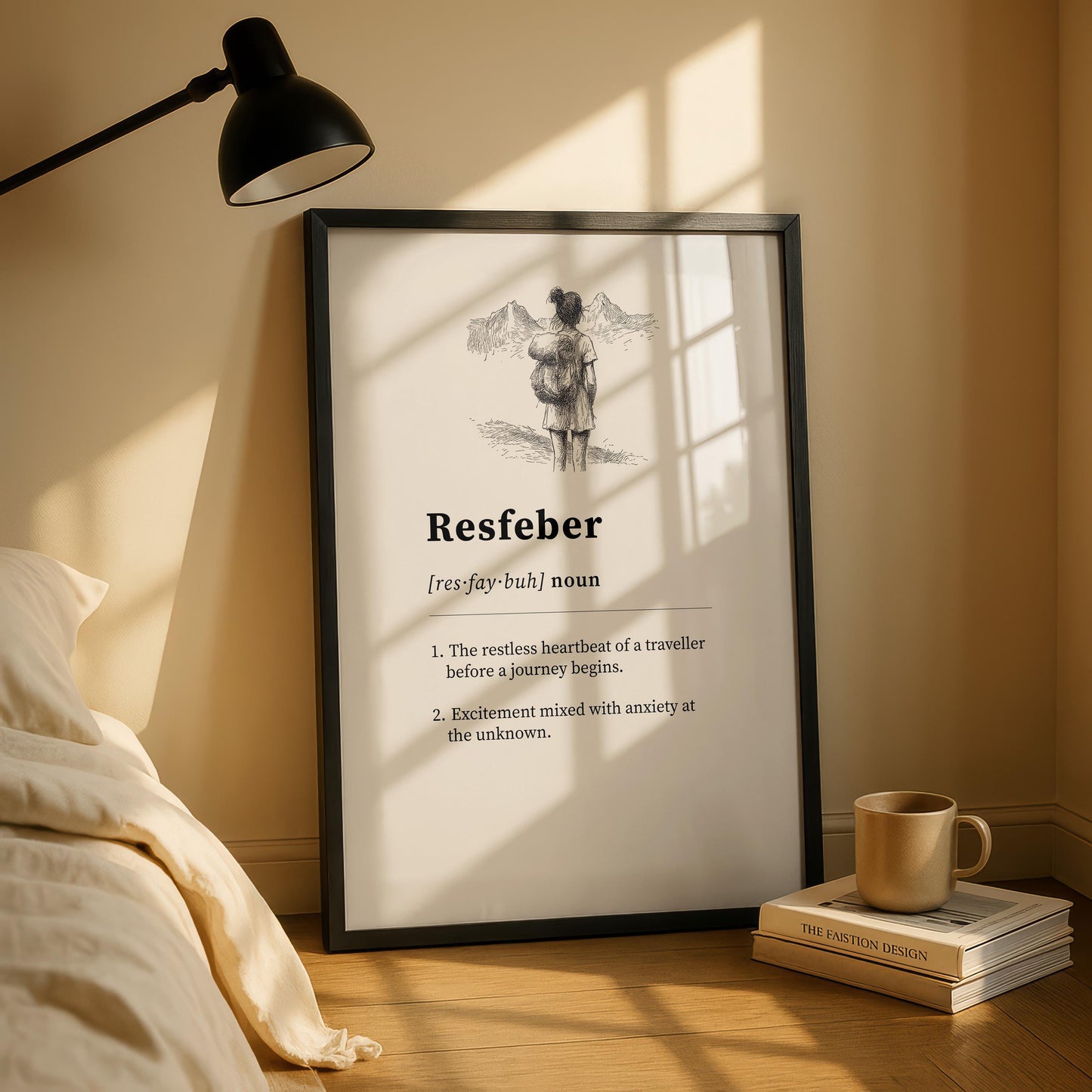 Resfeber Definition Print