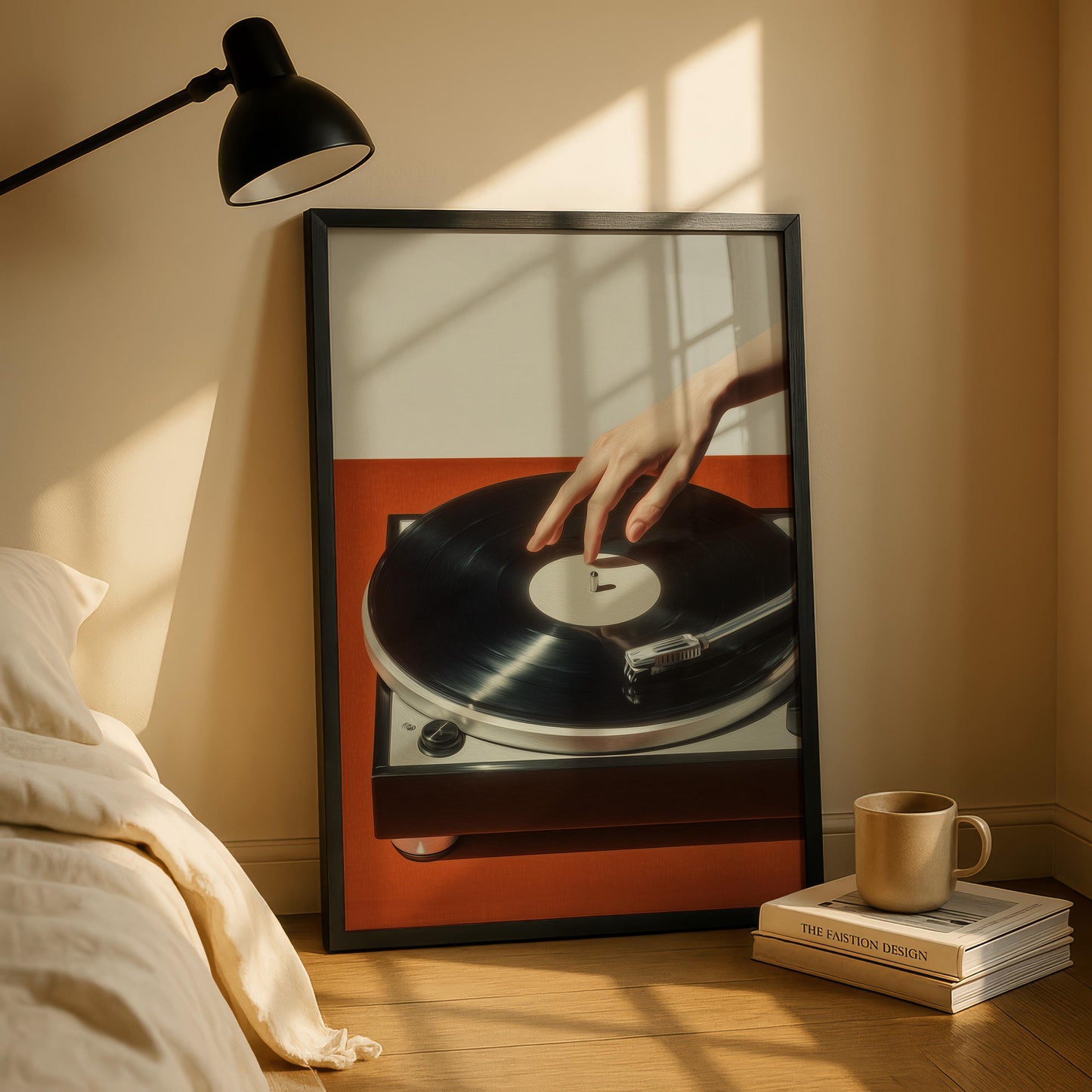 Retro Vinyl Record Print