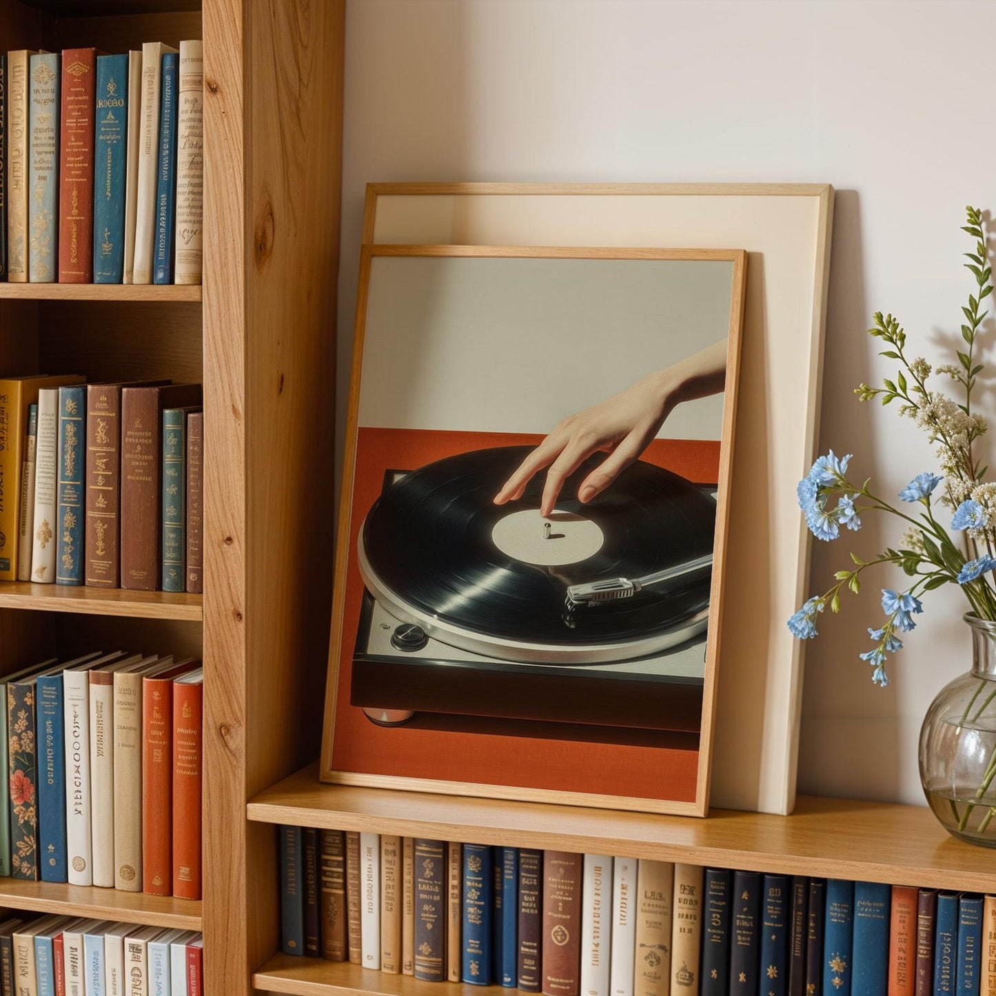 Retro Vinyl Record Print
