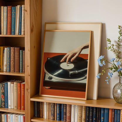 Retro Vinyl Record Print