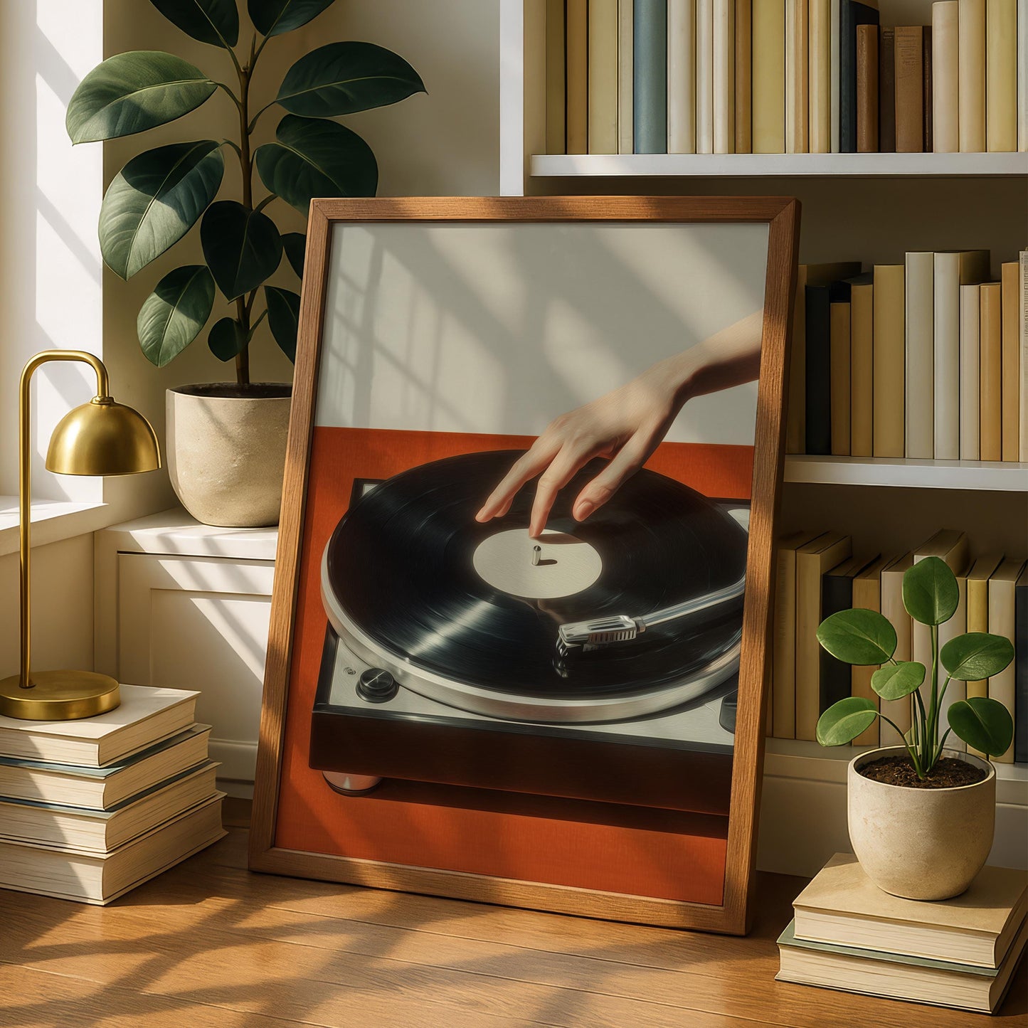 Retro Vinyl Record Print
