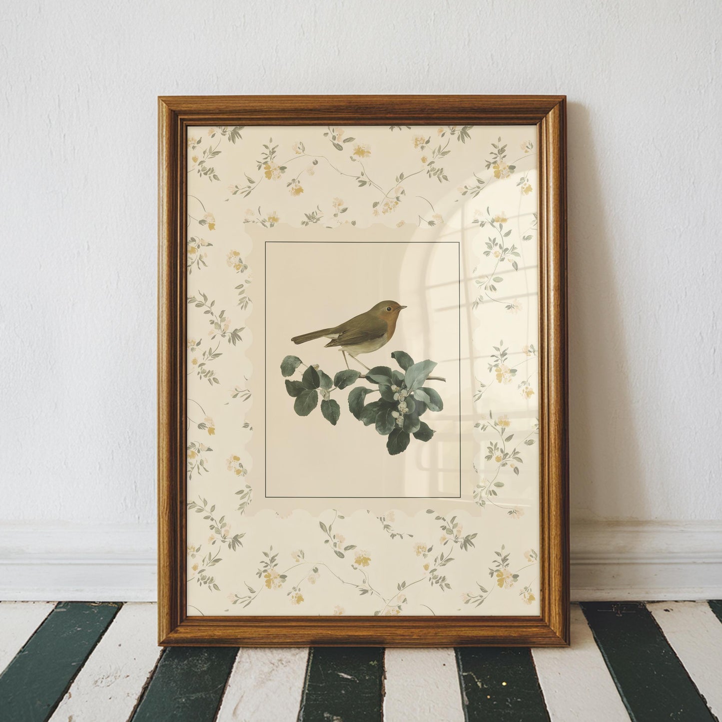 Vintage Robin Print