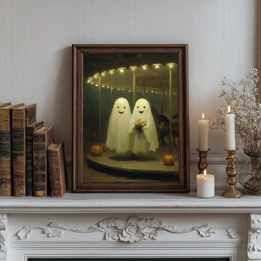Fairground Romance Ghost Print