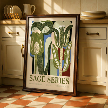 Sage Series Botanical Print — Collection III
