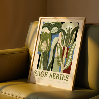 Sage Series Botanical Print — Collection III