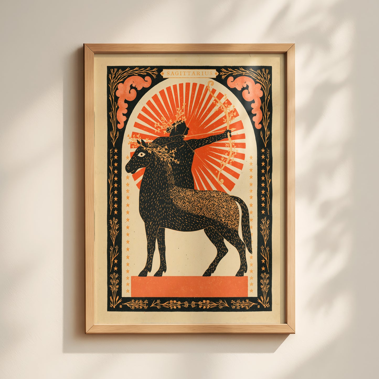 Sagittarius Zodiac Print