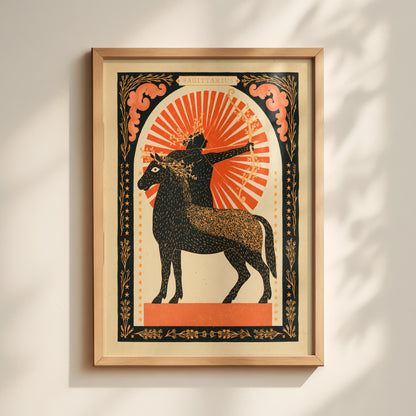 Sagittarius Zodiac Print