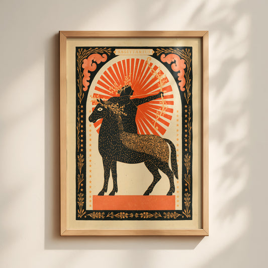 Sagittarius Zodiac Print