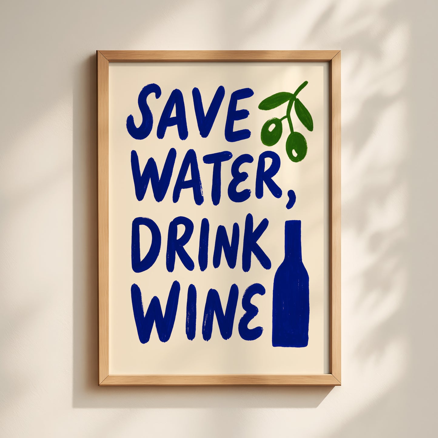 Save Water Drink Wine Print
