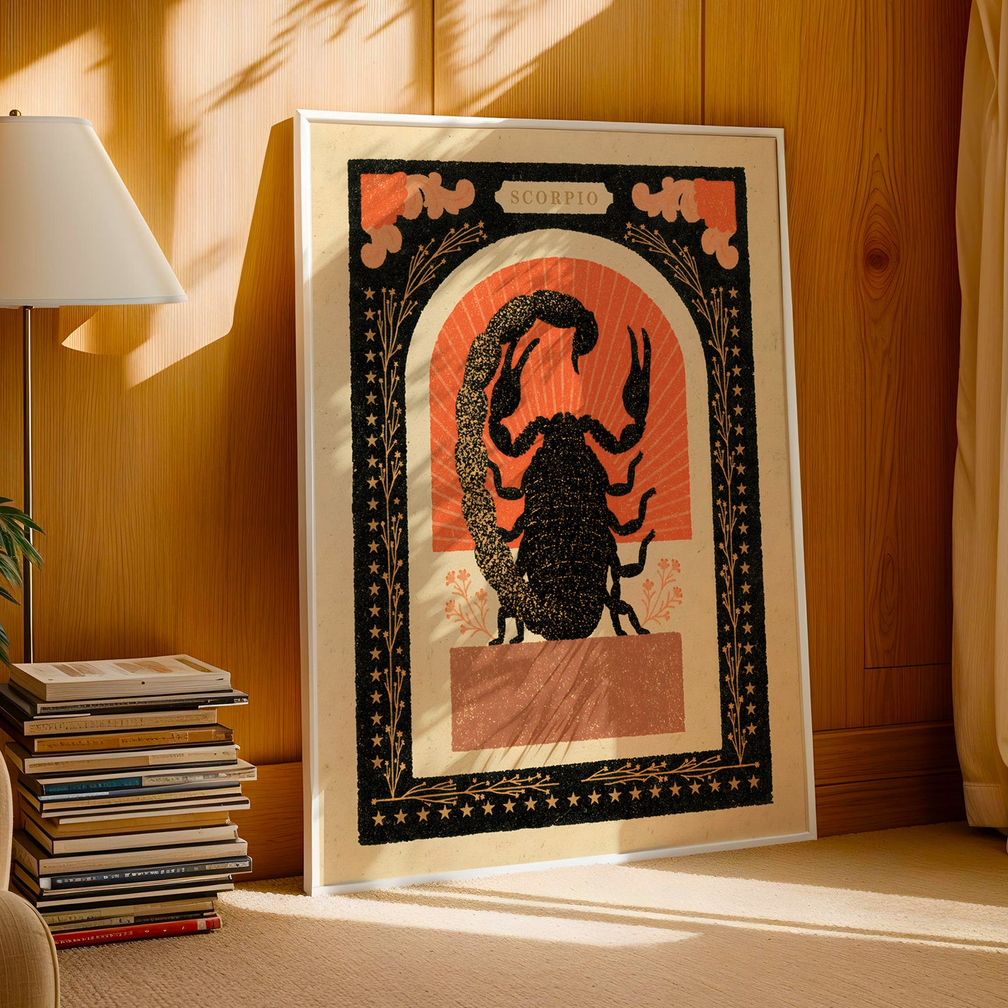 Scorpio Zodiac Print