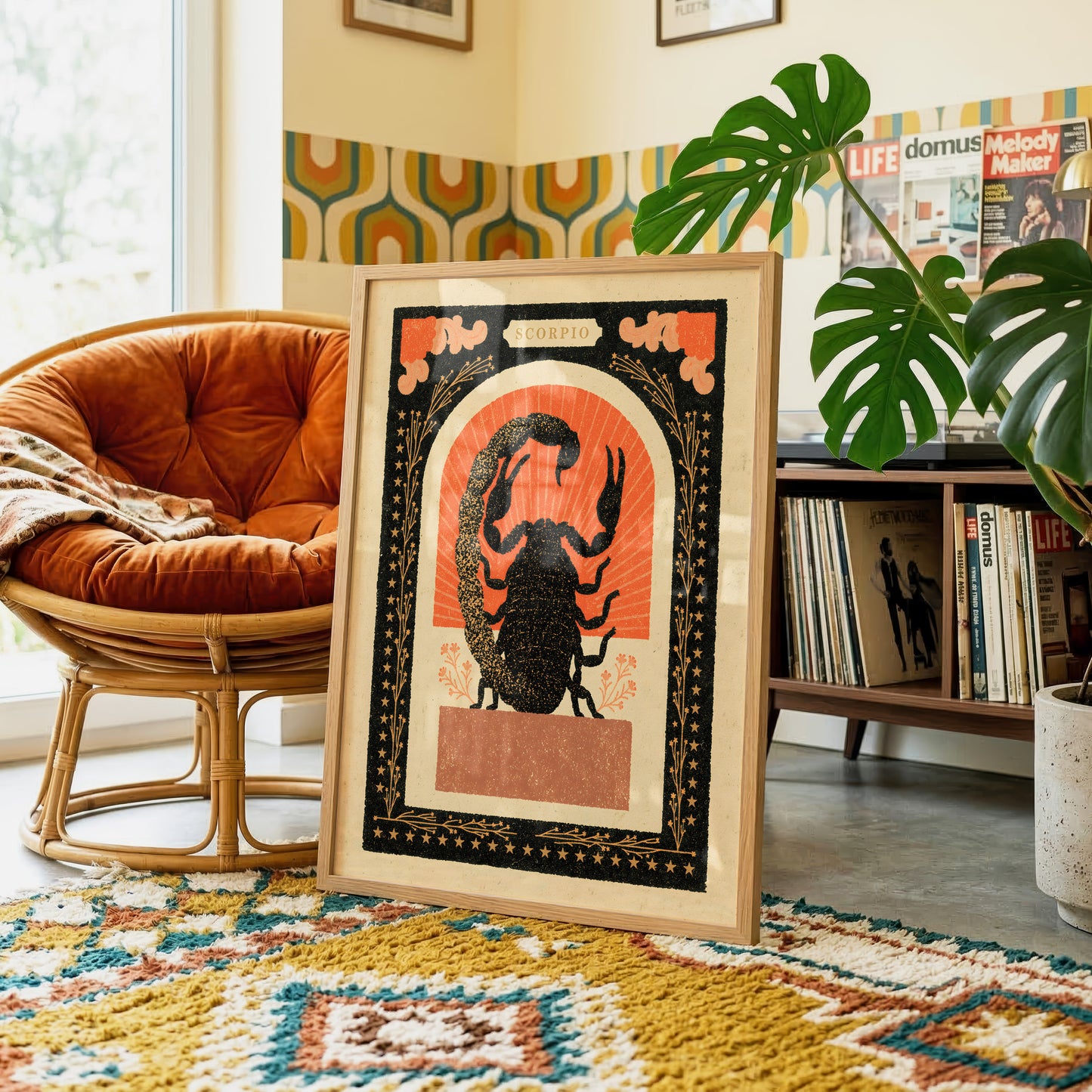 Scorpio Zodiac Print
