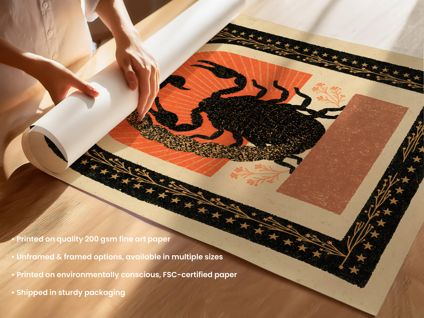 Scorpio Zodiac Print