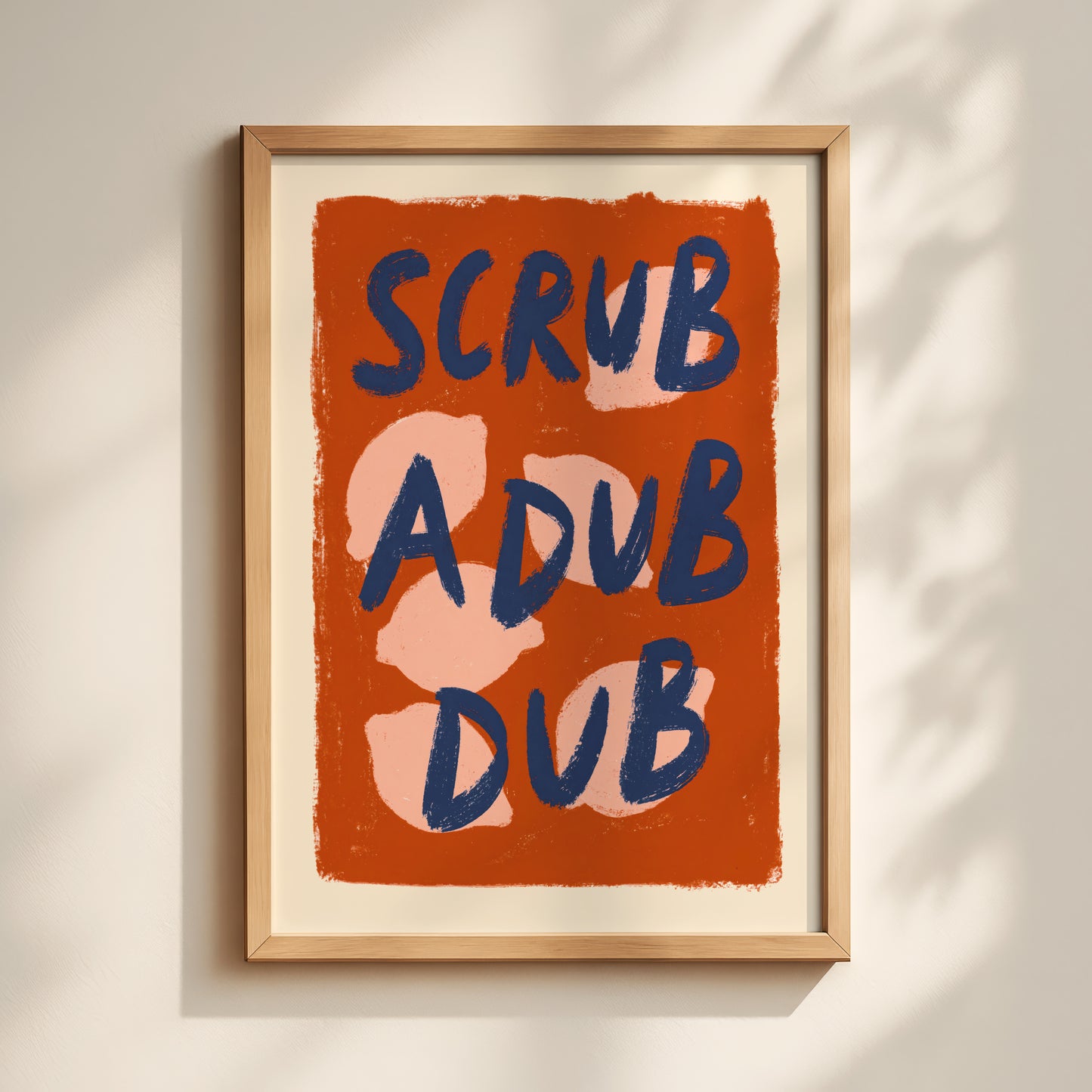 Scrub A Dub Dub Print